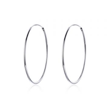 Cercei din argint Big Silver Hoops