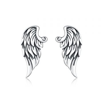 Cercei din argint Retro Wings