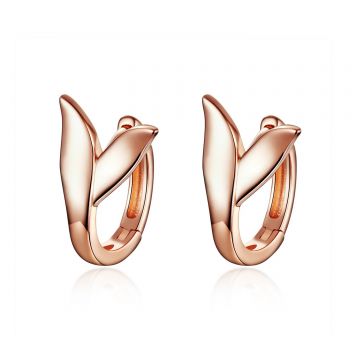 Cercei din argint Rose Gold Mermaid