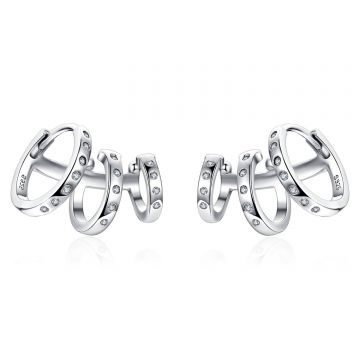Cercei din argint Silver Cuffs
