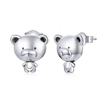 Cercei din argint Teddy Bear