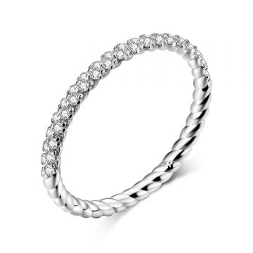 Inel din argint Crystals Chain