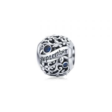 Talisman din argint Birthday Stone September