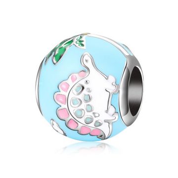 Talisman din argint Dino Blue