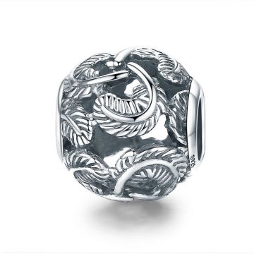 Talisman din argint Vintage Leafs