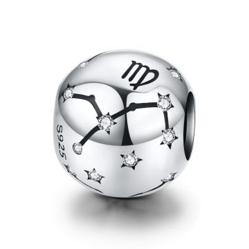 Talisman din argint Virgo Constellation