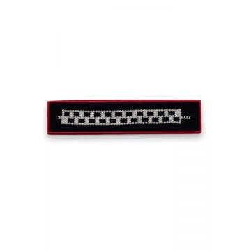 Bratara Stania eleganta, cu pietre semipretioase, in cutie, pentru femei, argintiu, BS011