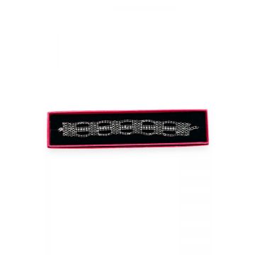 Bratara Stania eleganta, cu pietre semipretioase, in cutie, pentru femei, argintiu, BS012