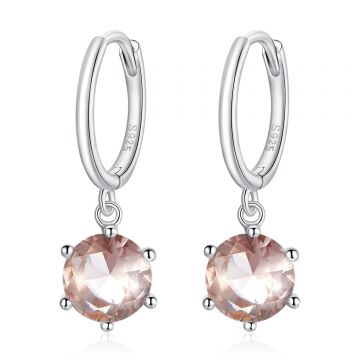 Cercei din argint Beautiful Silver Crystals