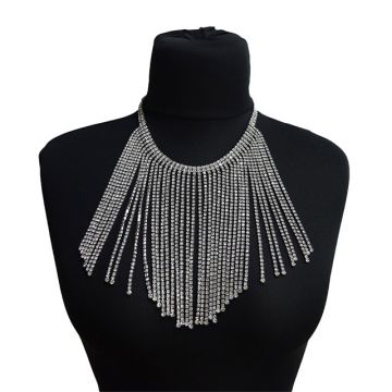 Colier Plastron cu pietre semipretioase, la baza gatului, CP011