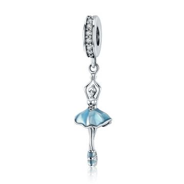 Talisman din argint cu Balerina