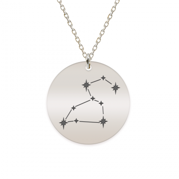 Colier argint 925 personalizat cu constelatii - Leu