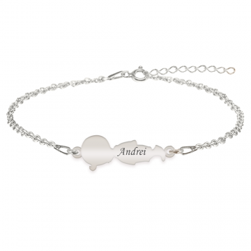 Child - Bratara personalizata baietel din argint 925