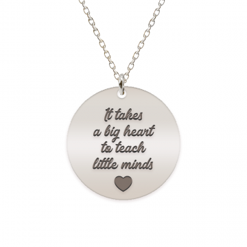 Graduatio - Colier personalizat profesoara/invatatoare din argint 925