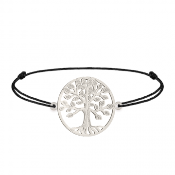 July - Bratara personalizata snur pomul vietii din argint 925