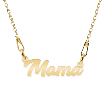 Mommy - Colier personalizat din argint 925 placat cu aur 24K
