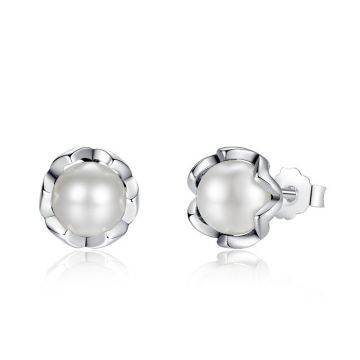 Cercei din argint Fancy Pearl silver