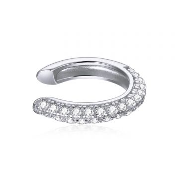 CERCEL din argint Crystals Clear Clip
