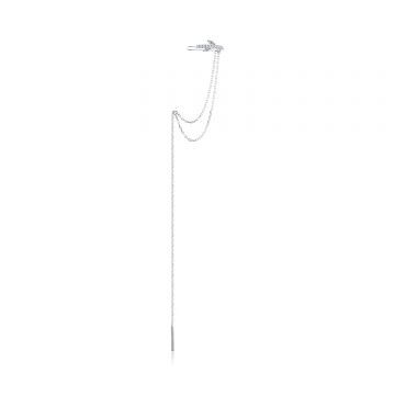 CERCEL din argint Double Long Tassel
