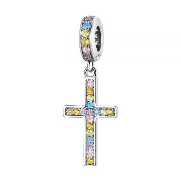 Talisman din argint Colour Cross