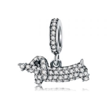Talisman din argint Dachshund Dog