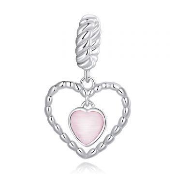 Talisman din argint Double Heart