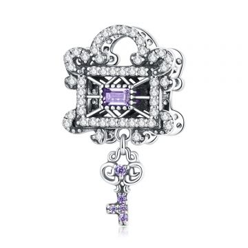 Talisman din argint Key Lock