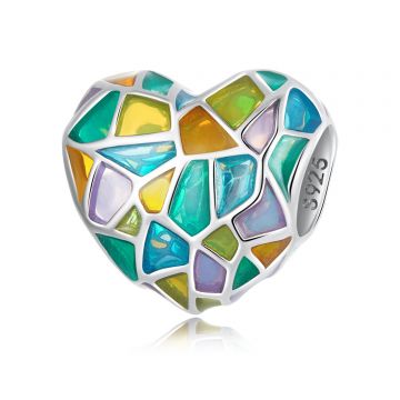 Talisman din argint Pieces of the Heart