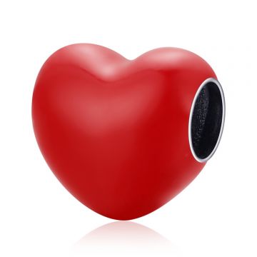 Talisman din argint Red Email Heart