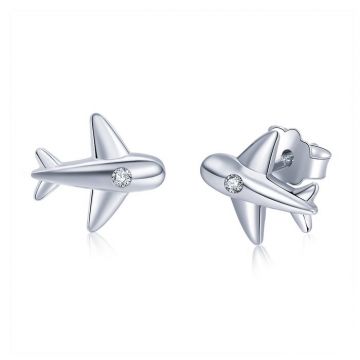 Cercei din argint Little Planes