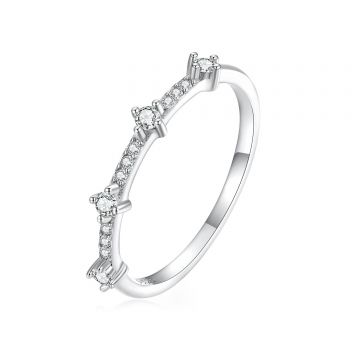 Inel din argint Small Crystal Band