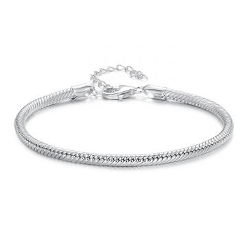 Bratara din argint Simple Twisted Rope