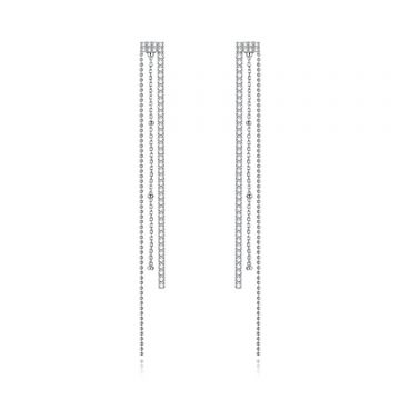 Cercei din argint Elegant Chains