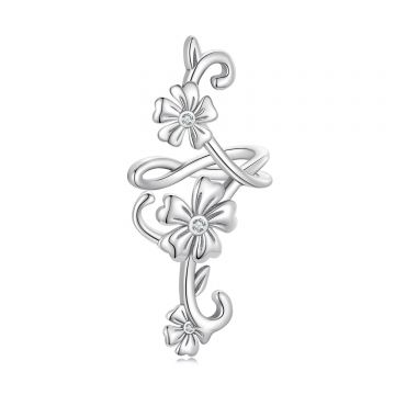 CERCEL din argint Silver Flowers