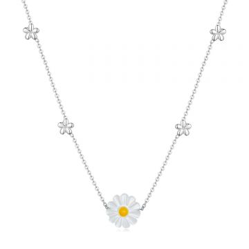 Colier din argint Blooming Daisy