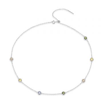 Colier din argint Crystal Chain