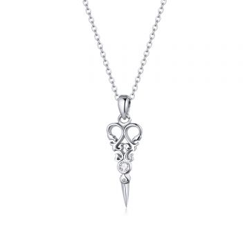 Colier din argint Vintage Scissors