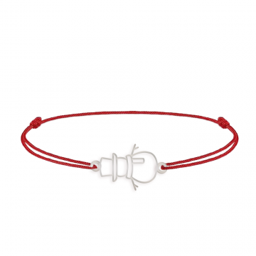 Olaf - Bratara snur om de zapada din argint 925
