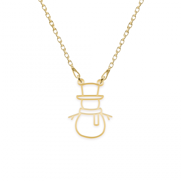 Olaf - Colier om de zapada din argint 925 placat cu aur galben 24K