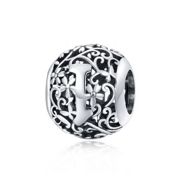 Talisman din argint Alphabet Letter I
