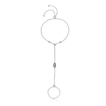 Bratara din argint Fancy Chain Ring