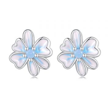 Cercei din argint Imperfect Flowers