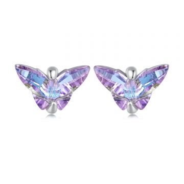 Cercei din argint Mystic Butterfly