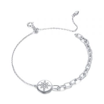 Bratara din argint Star Link Chain