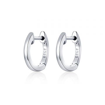 Cercei din argint Classic Small Hoops silver
