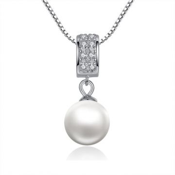 Colier din argint Precious Pearl Look