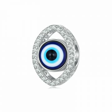 Talisman din argint Big Blue Eye