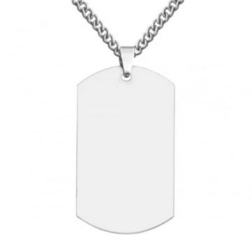 Lant barbati placuta army personalizat, lant cable, inox