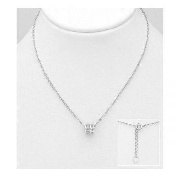 Colier din argint cu lantisor, Diamond Luck