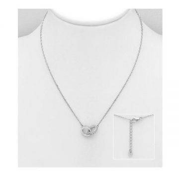 Colier din argint, Double Charm